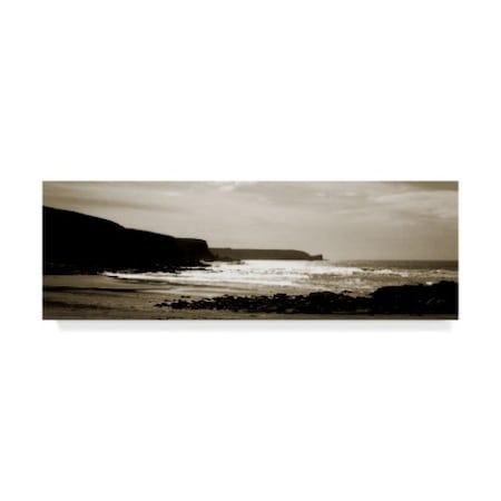 Noah Bay 'Cornish Beach' Canvas Art,8x24